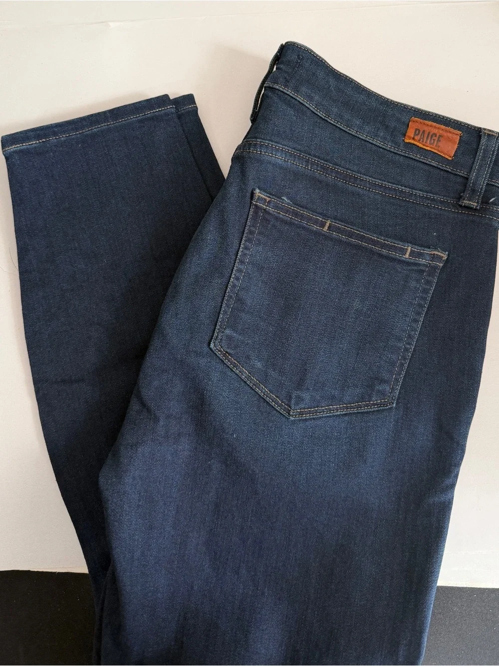 PAIGE Womens Verdugo Ankle Jeans Size 29 Skinny Dark Blue Binx Designer Denim